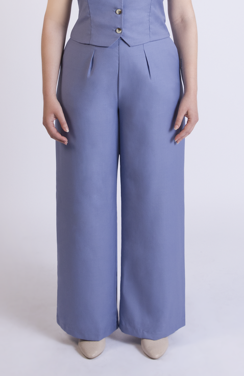 The Wool Wide Leg Pant For Full Hips And Thighs