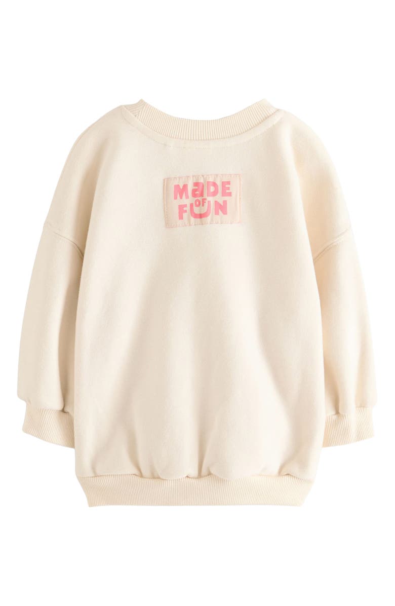 NEXT Kids' Little Friends Cotton Graphic Sweatshirt, Alternate, color, White
