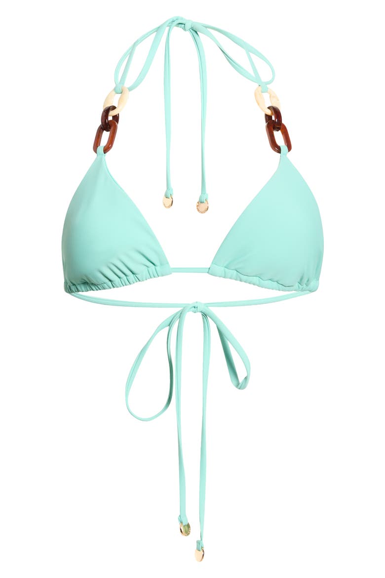 Nancy Triangle Bikini Top, Alternate, color, SEAGLASS