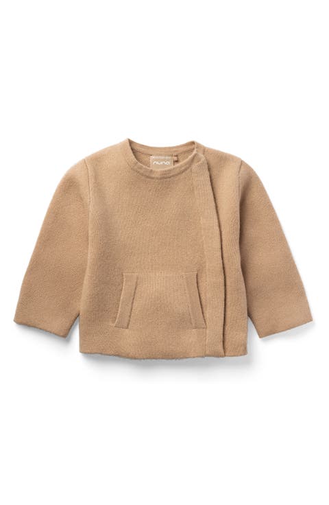 Kids' Asymmetrical Cashmere Sweater