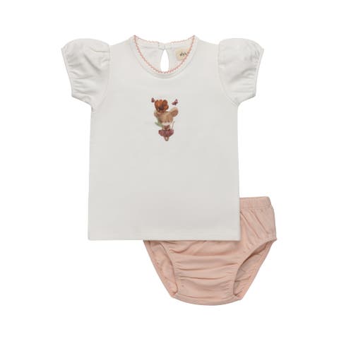 Playful Mouse Collection -  Two-Piece Set for Girls (Baby)
