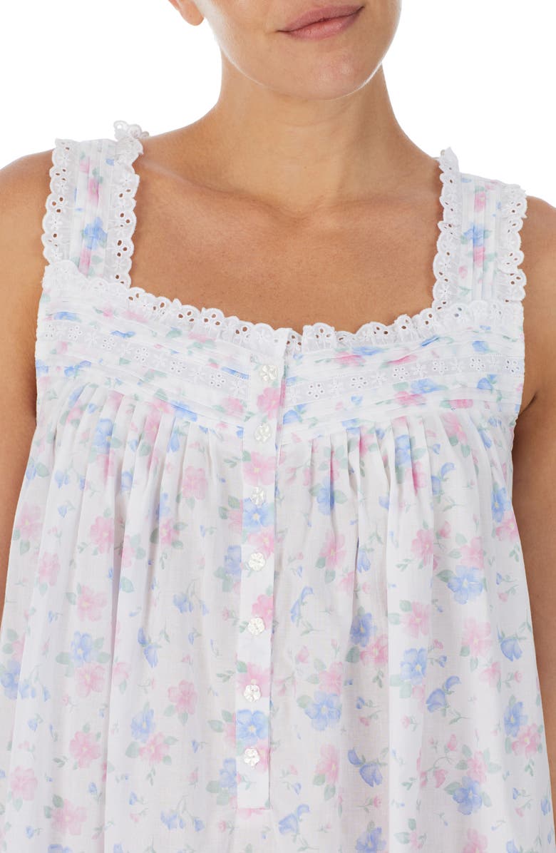 Eileen West Sleeveless Cotton Ballet Nightgown, Alternate, color,