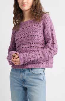 Treasure & Bond Open Stitch Cotton Sweater