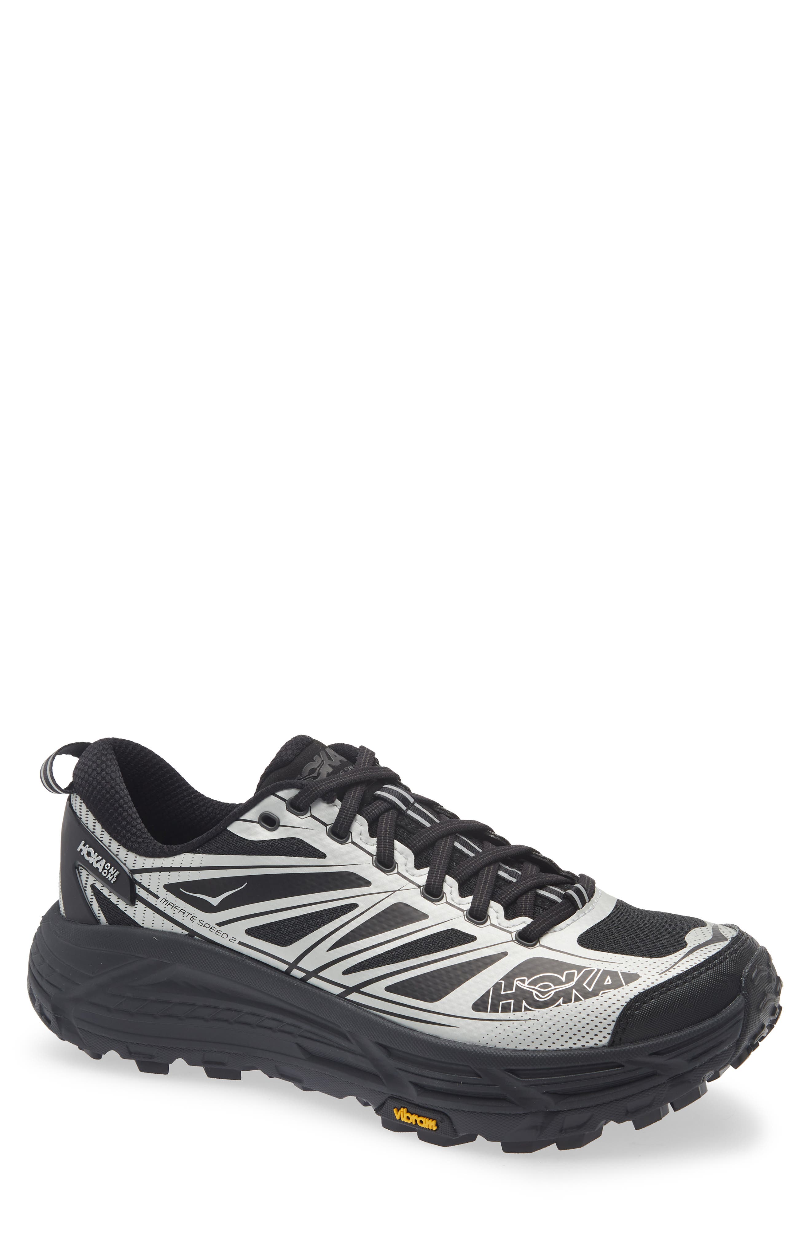 HOKA Mafate Speed 2 Sneaker, Main, color, Black / Silver