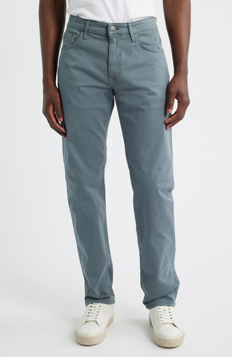 Mavi Jeans Zach Straight Leg Stretch Cotton 5-Pocket Pants, Main, color, Turbulence Twill