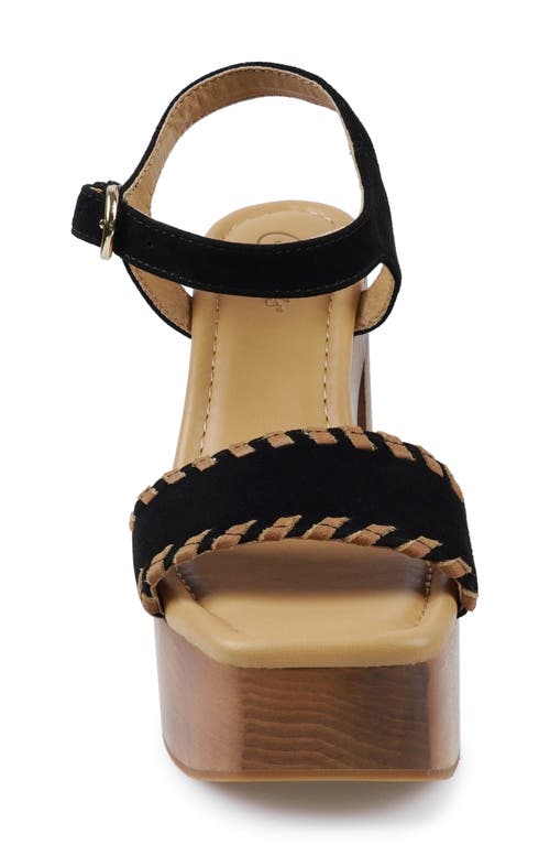 Candies Candie's Michell Platform Slide Sandal In Black