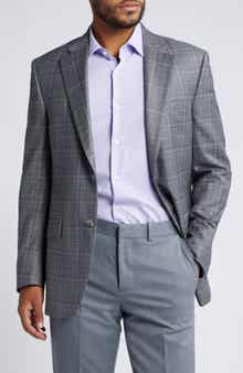 Peter Millar Flynn Classic Fit Plaid Wool Sport Coat