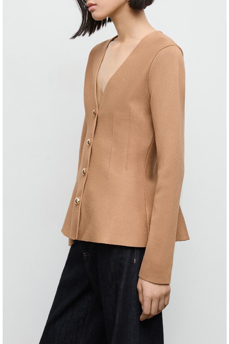 Tona Sweater Jacket, Alternate, color, MEDIUM BROWN