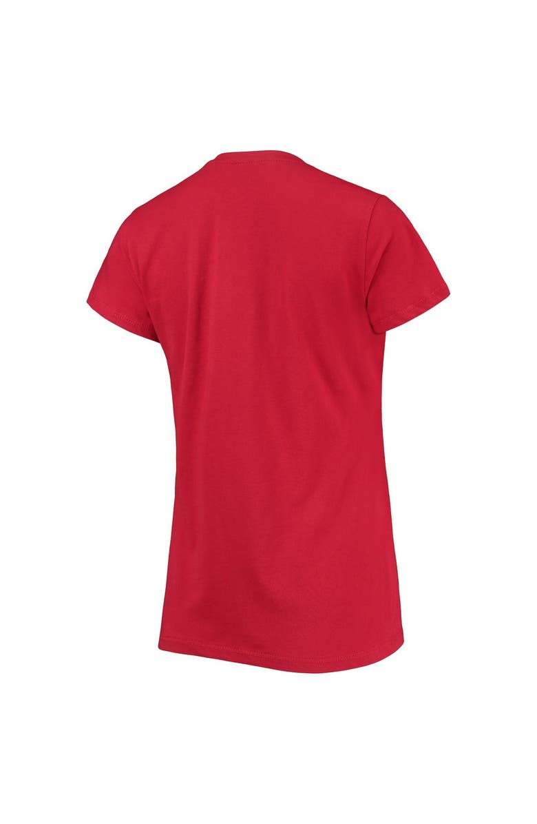 '47 Women's '47 Red Washington Capitals Script Sweep Ultra Rival V-Neck T-Shirt, Alternate, color, 