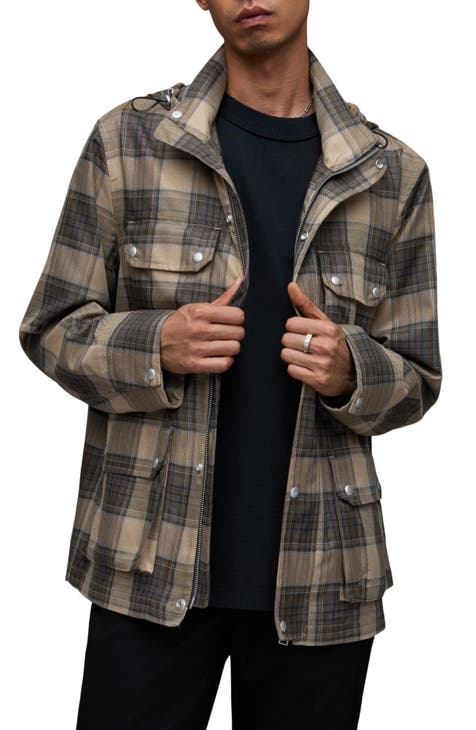 Hokke Plaid Shirt Jacket