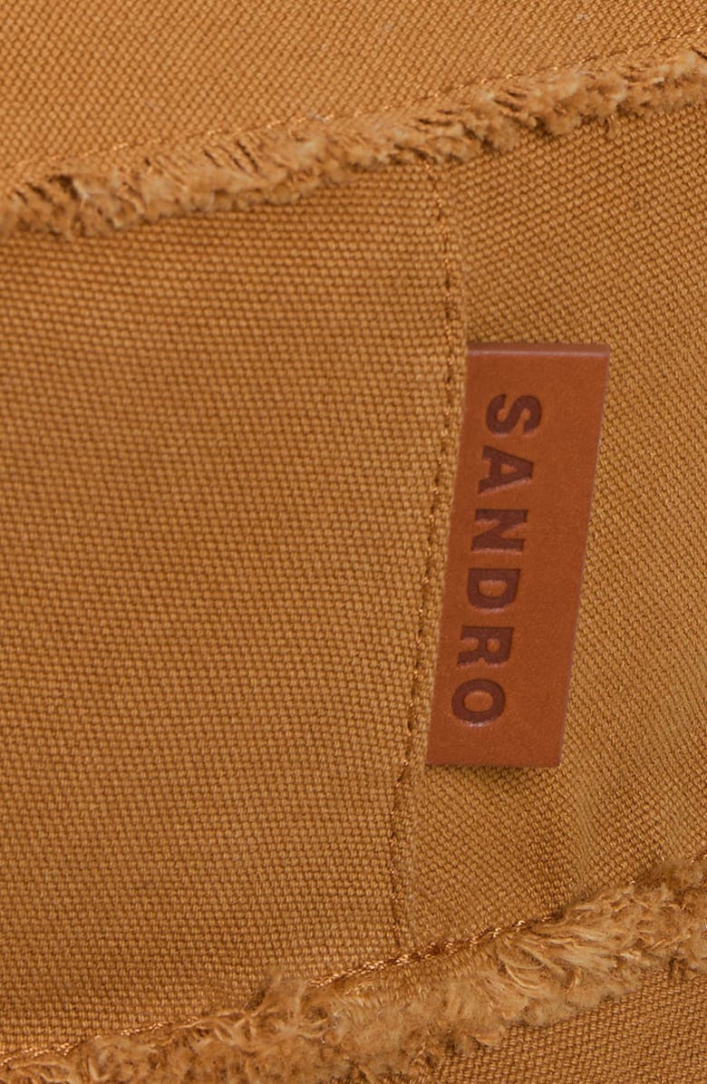 SANDRO Cotton bucket hat, Alternate, color,