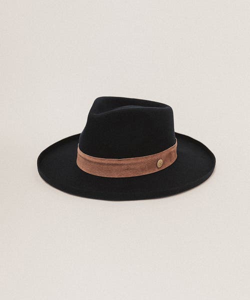 Two Roads Hat Co. Echo Park Fedora Hat In Navy Blue