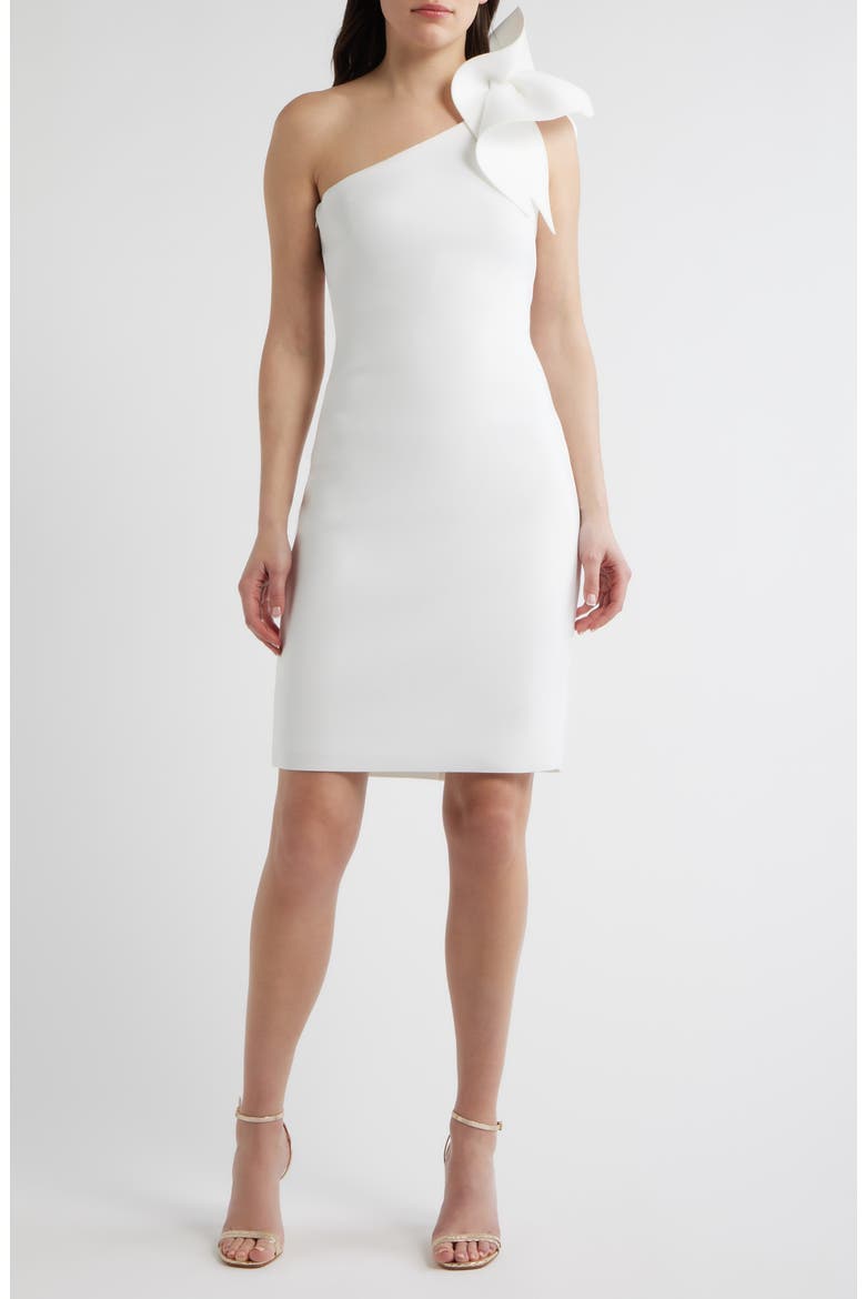 one shoulder asymmetric frill mini dress Sheath with Ruffle Calvin Klein Petite Floral-Print febridal26 allowing you to move Size:Custom Order