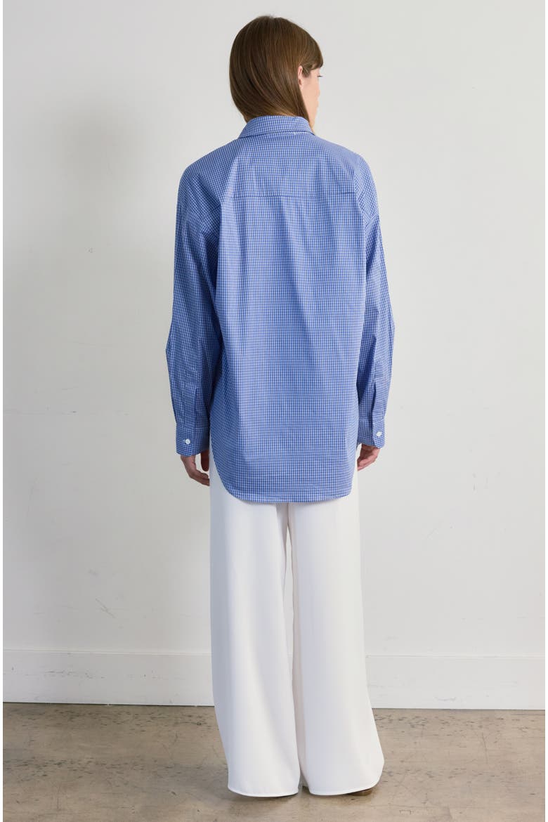 Oversized Shirt, Alternate, color, Checkered Blue