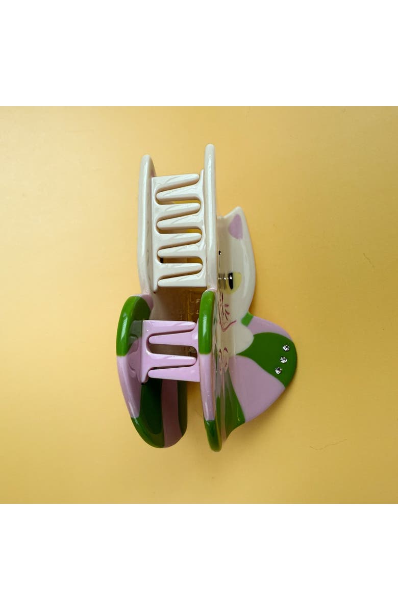 Centinelle Vacation Kitty Hair Claw, Alternate, color, White