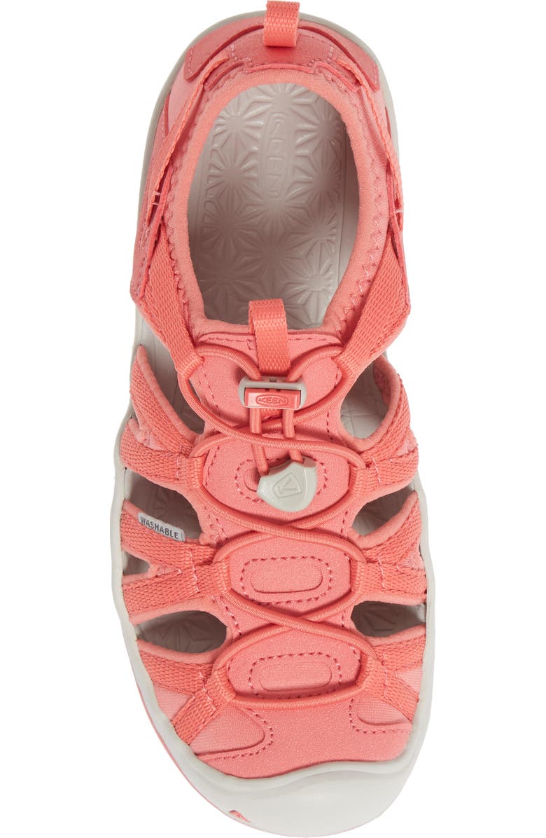 KEEN Moxie Water Friendly Sandal, Alternate, color, Nostalgia Rose/ Papaya Punch