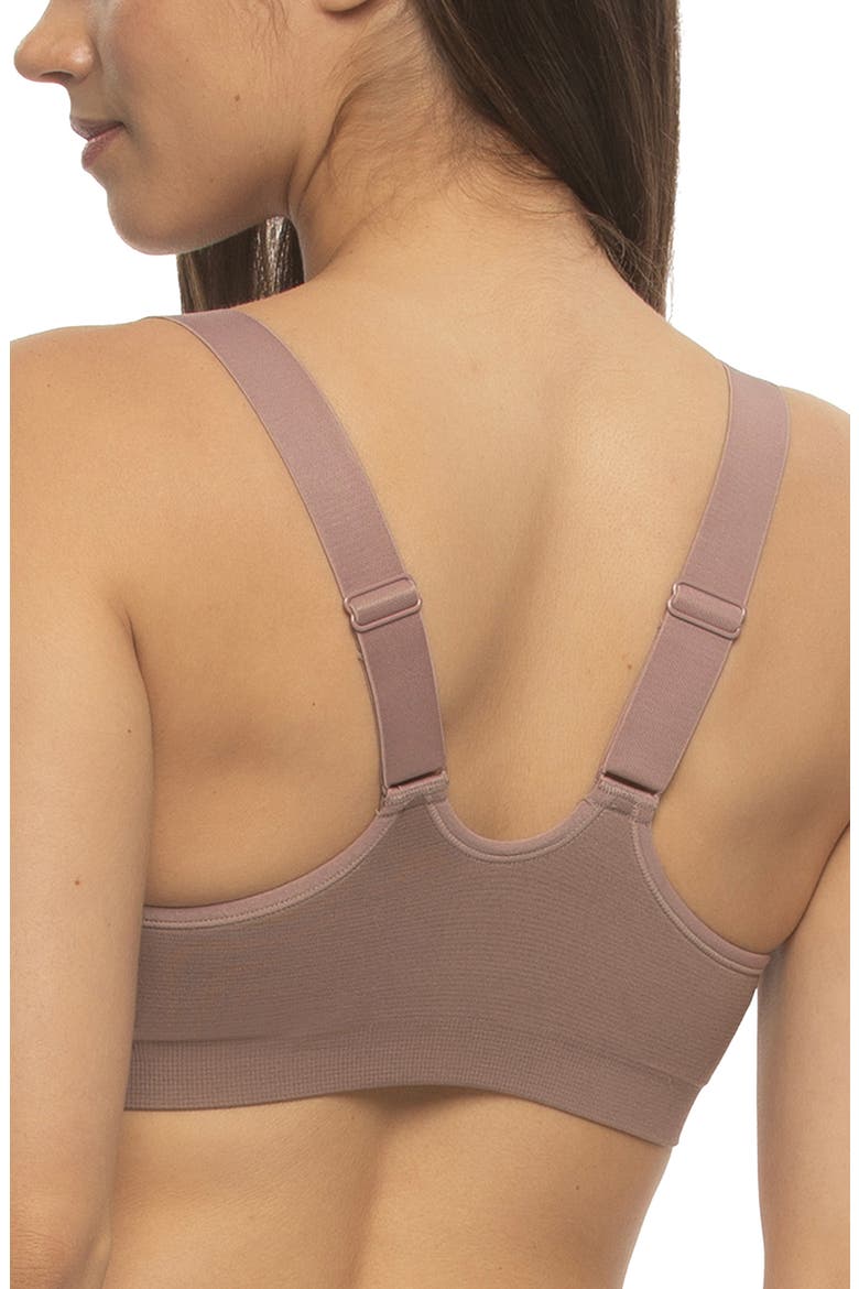 Utopia Front-Close Racerback Contour Bra, Alternate, color, ANTLER