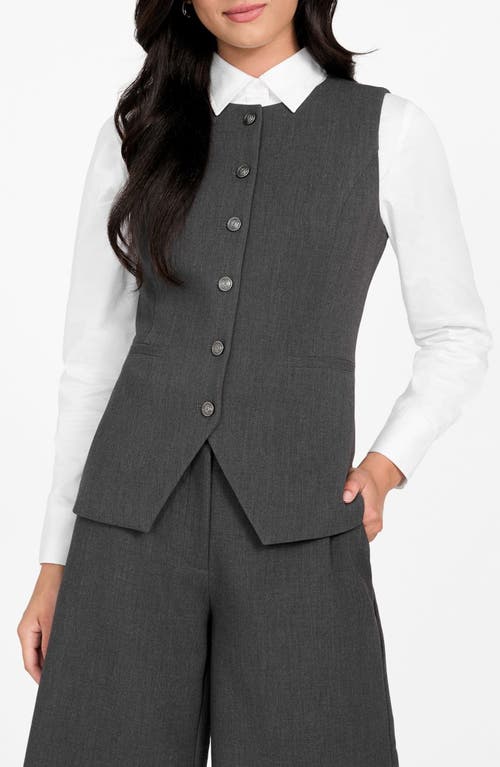Guess Isabeau Button-up Vest In Multi