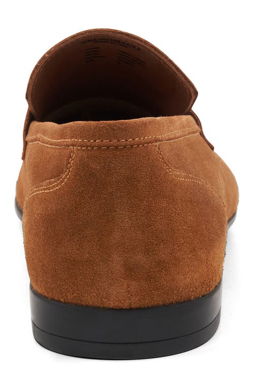 Bruno Magli Lastra Unlined Loafer In Cognac Suede