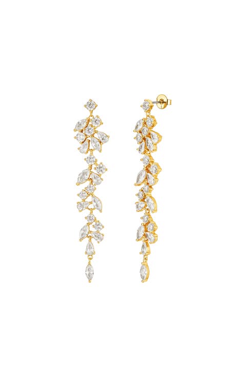 Trixie Crystal Drop Earrings