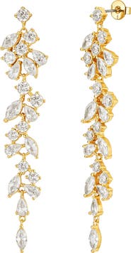 Untamed Petals Trixie Crystal Drop Earrings