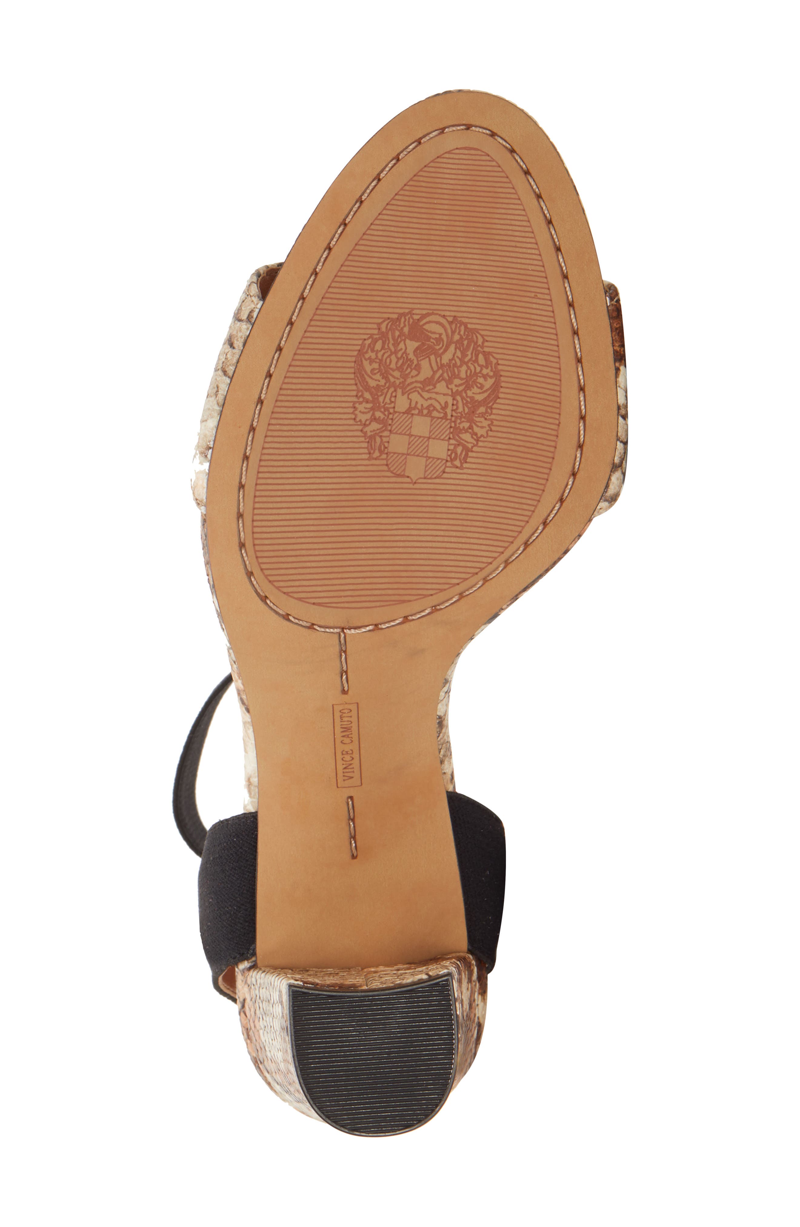 Citriana Sandal, Alternate, color, SIENNA SNAKE EMBOSSED LEATHER