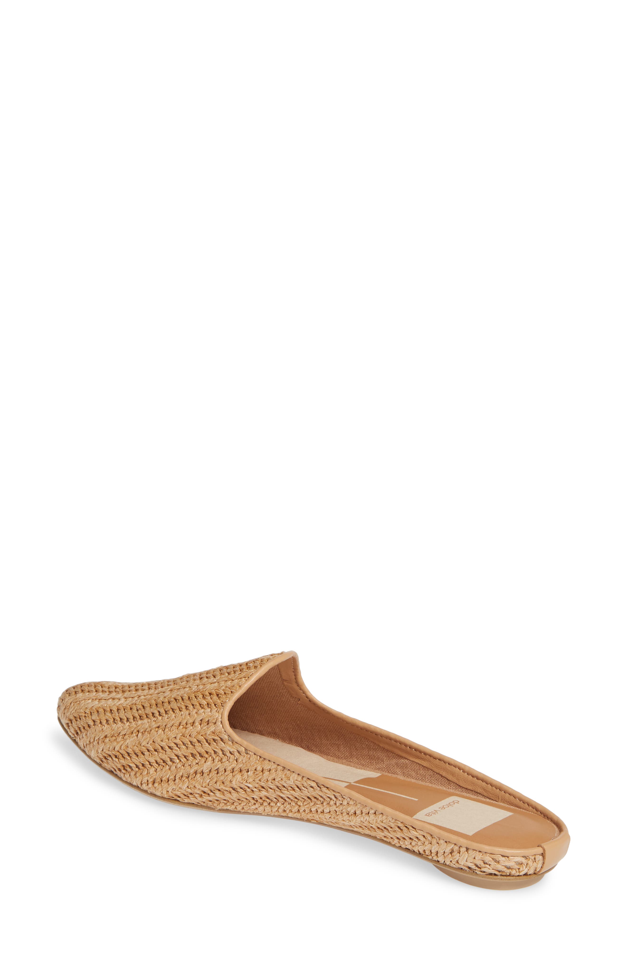 Grant Woven Flat Mule, Alternate, color, NATURAL RAFFIA