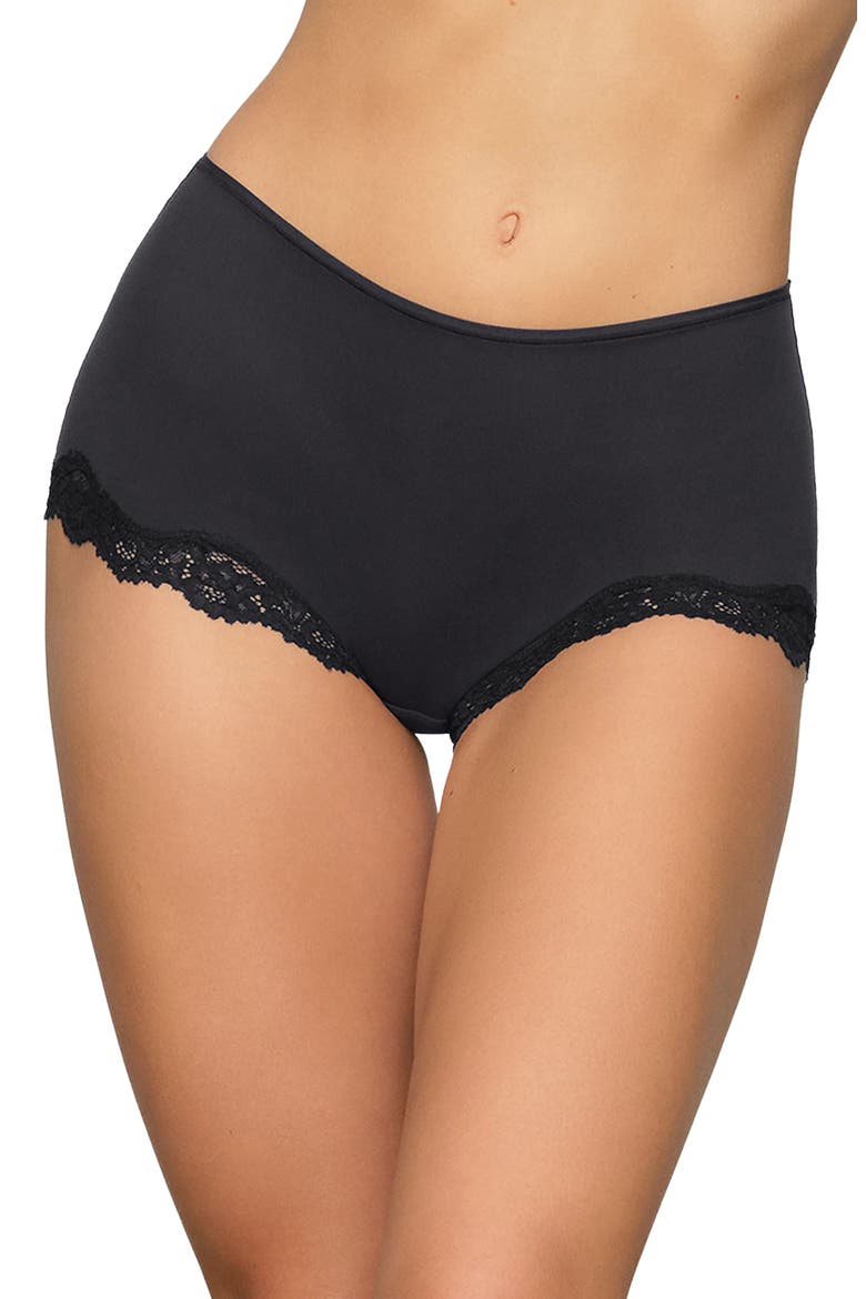 Fits Everybody Lace Boy Short, Main, color, ONYX