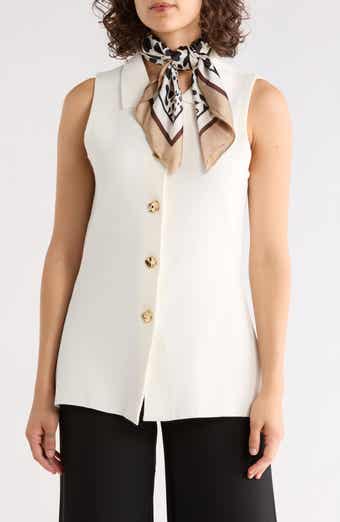 ELLIAN Animal Print Square Scarf