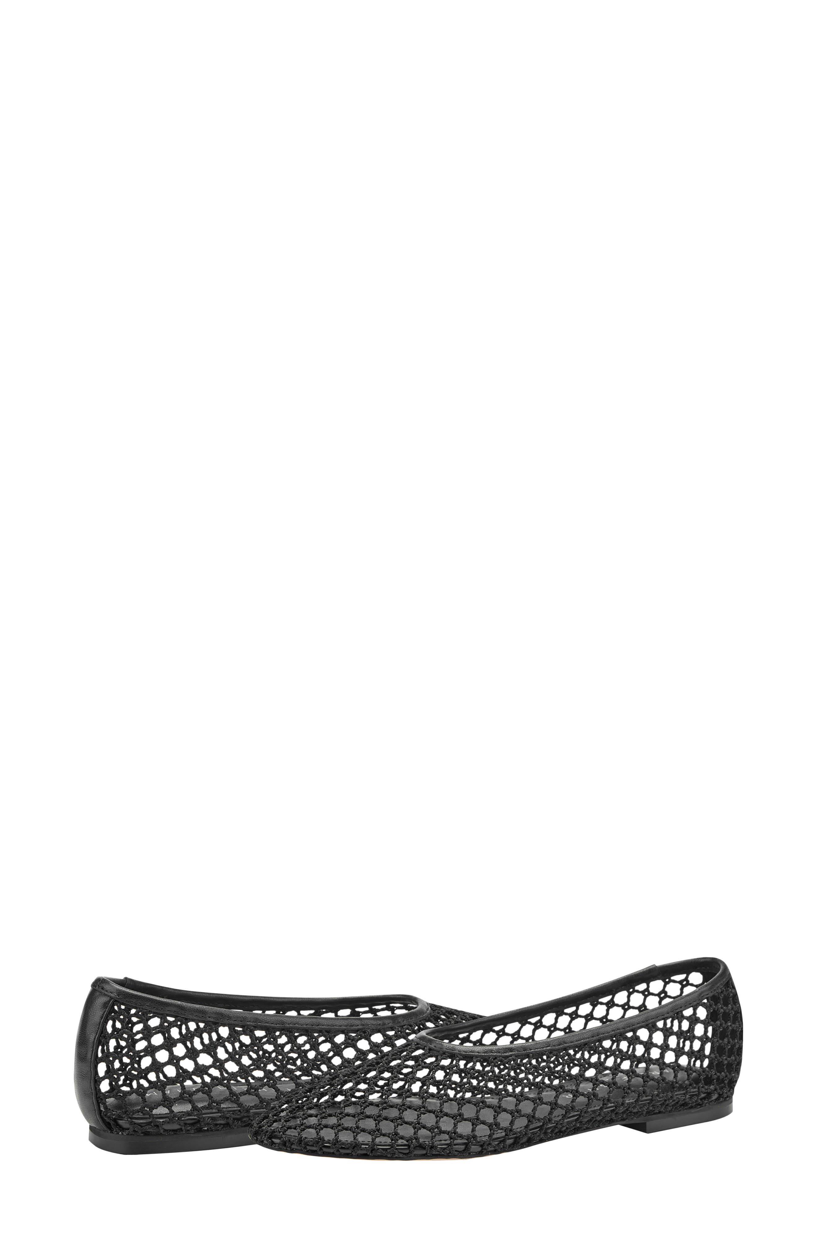 Marc Fisher LTD Jazlyn Pointed Toe Flat, Alternate, color, Black
