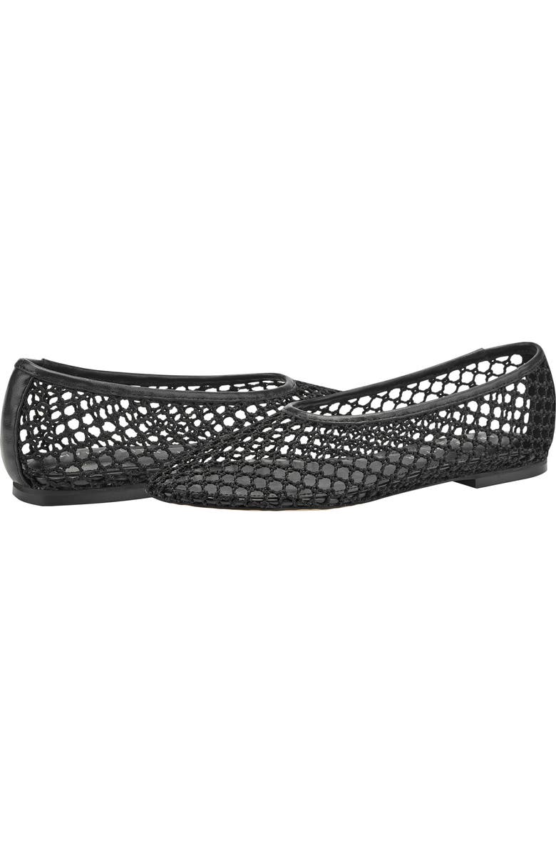 Marc Fisher LTD Jazlyn Pointed Toe Flat, Alternate, color, Black
