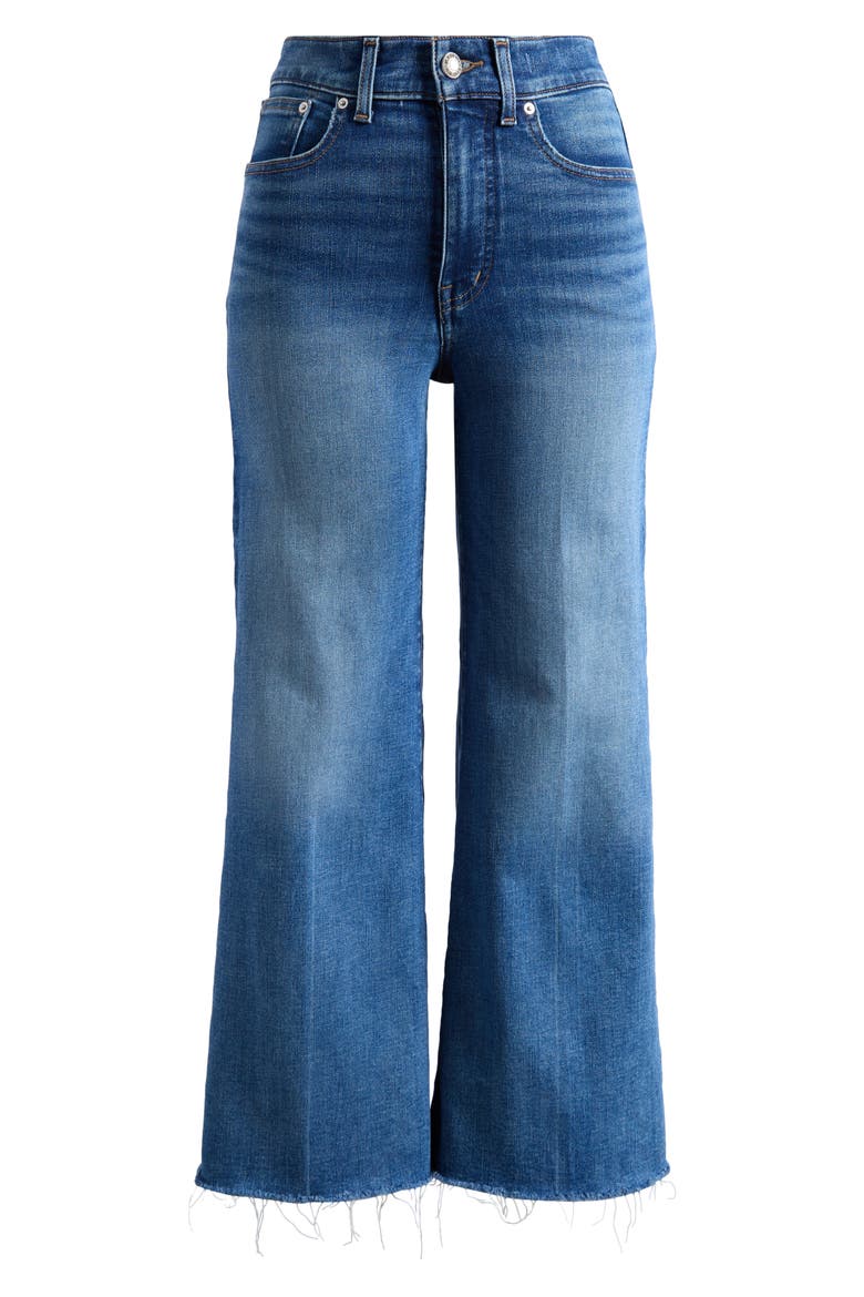 Flared Wide Leg Jeans, Alternate, color, HARLEYSVILLE WASH