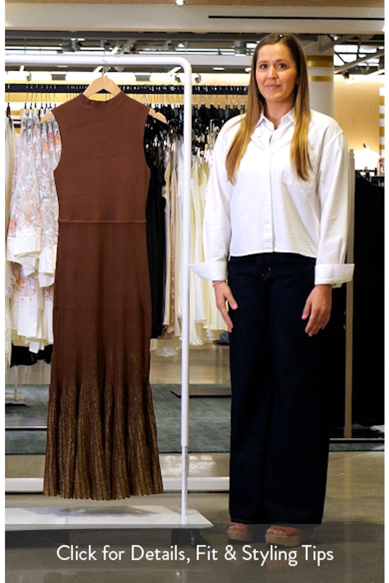 Sleeveless Mermaid Hem Sweater Dress video