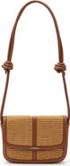 LA PORTEGNA Lucía Jute Bag With Leather Details
