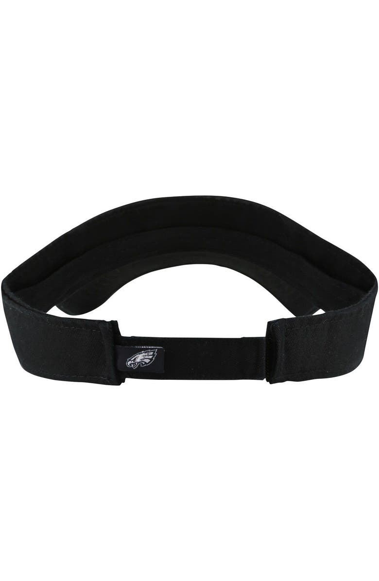 '47 Men's '47 Black Philadelphia Eagles Clean Up Visor, Alternate, color, 