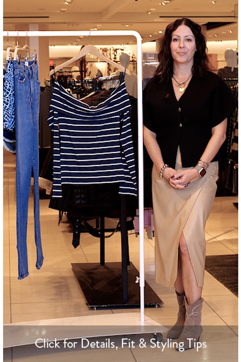 Josie Stripe Off the Shoulder Top video