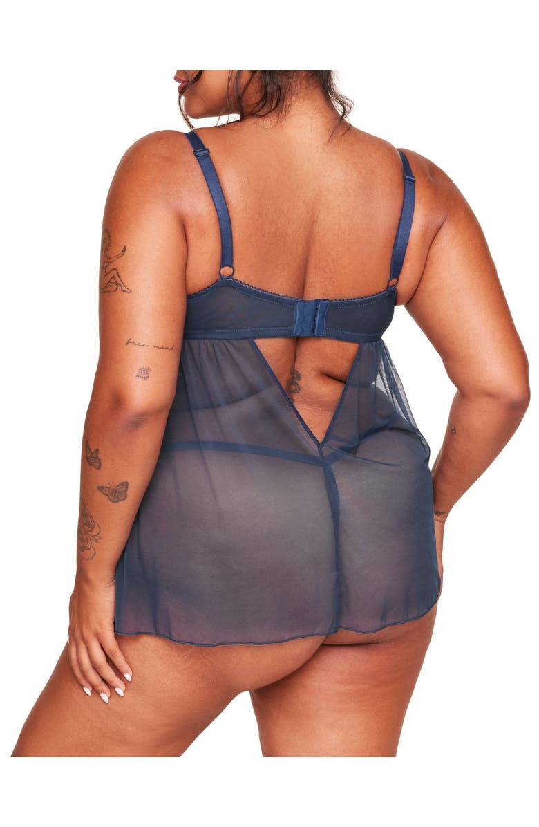 Adore Me Ismelka G-String Panties, Alternate, color, Dark Blue