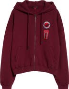 LU'U DAN Bruce Lee Cotton Fleece Zip-Up Hoodie