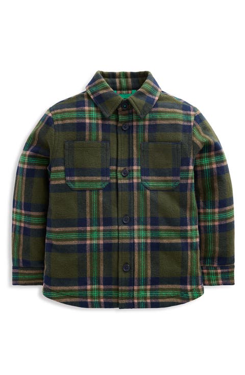 Kids' Check Shacket