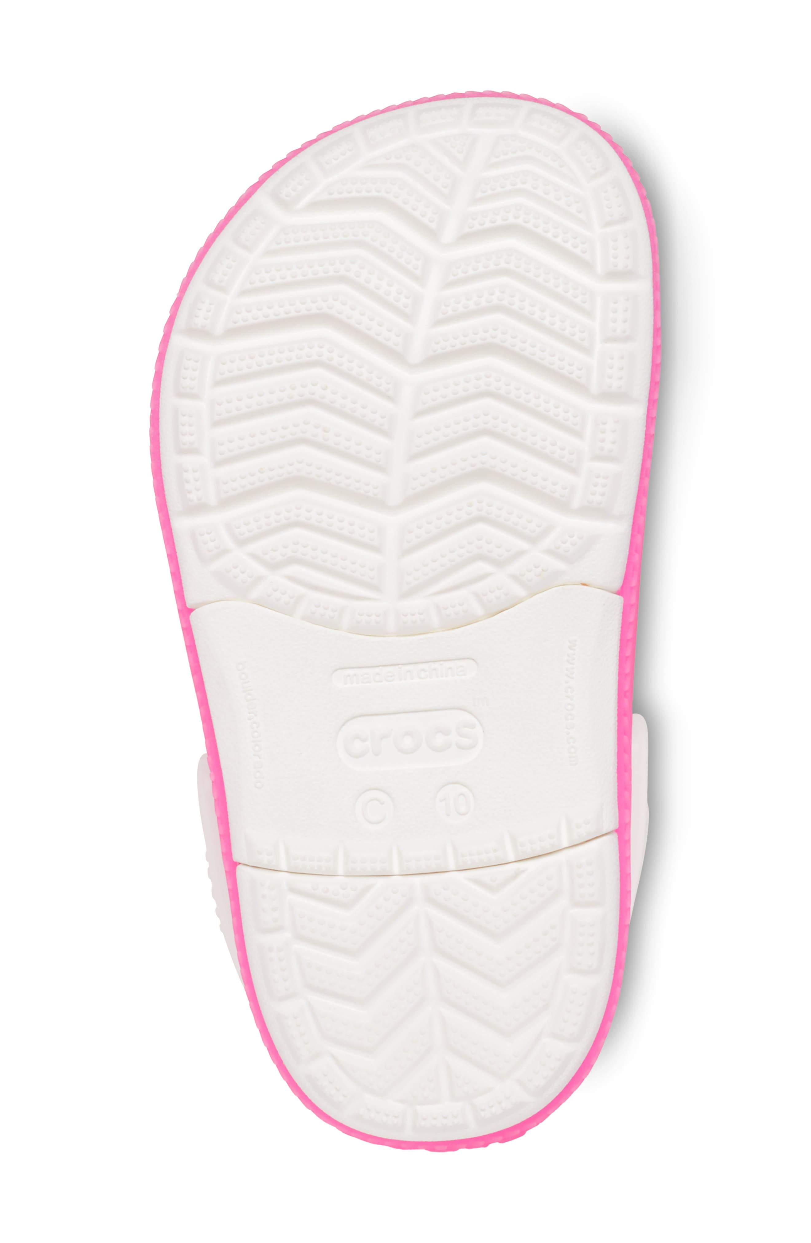 CROCS Kids' Crocband Chevron Light-Up Clog, Alternate, color, 