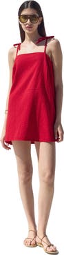 Gottex Beach Life Terra Square Neck Mini Dress Cover-Up
