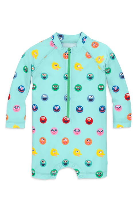 Baby Sesame Street One-Piece Rash Guard