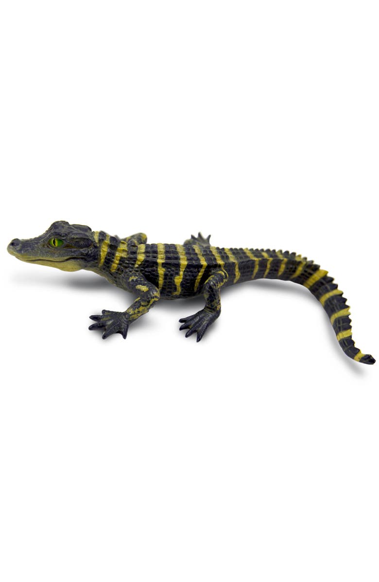 Safari Ltd. Alligator Baby Wildlife Kids Toy Figure, Alternate, color, NO COLOR