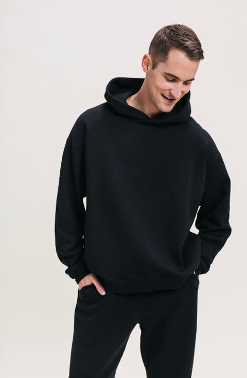 Men's Organic Cotton Teddy Oversized Hoodie