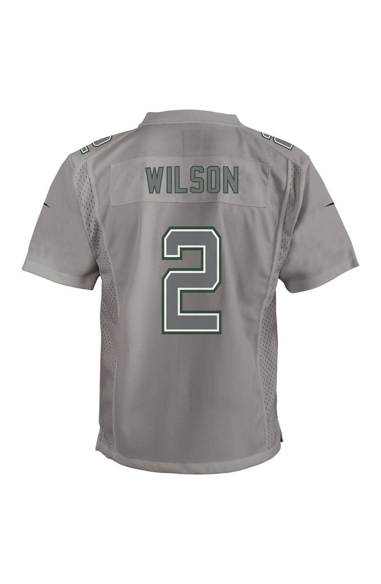 Nike Youth Nike Zach Wilson Gray New York Jets Atmosphere Game Jersey, Alternate, color, 