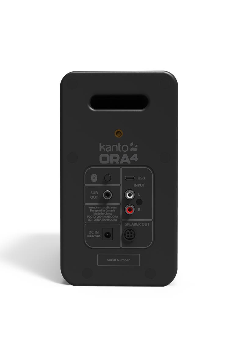 ORA4 Powered Bluetooth Desktop Speakers - Pair, Alternate, color, Black