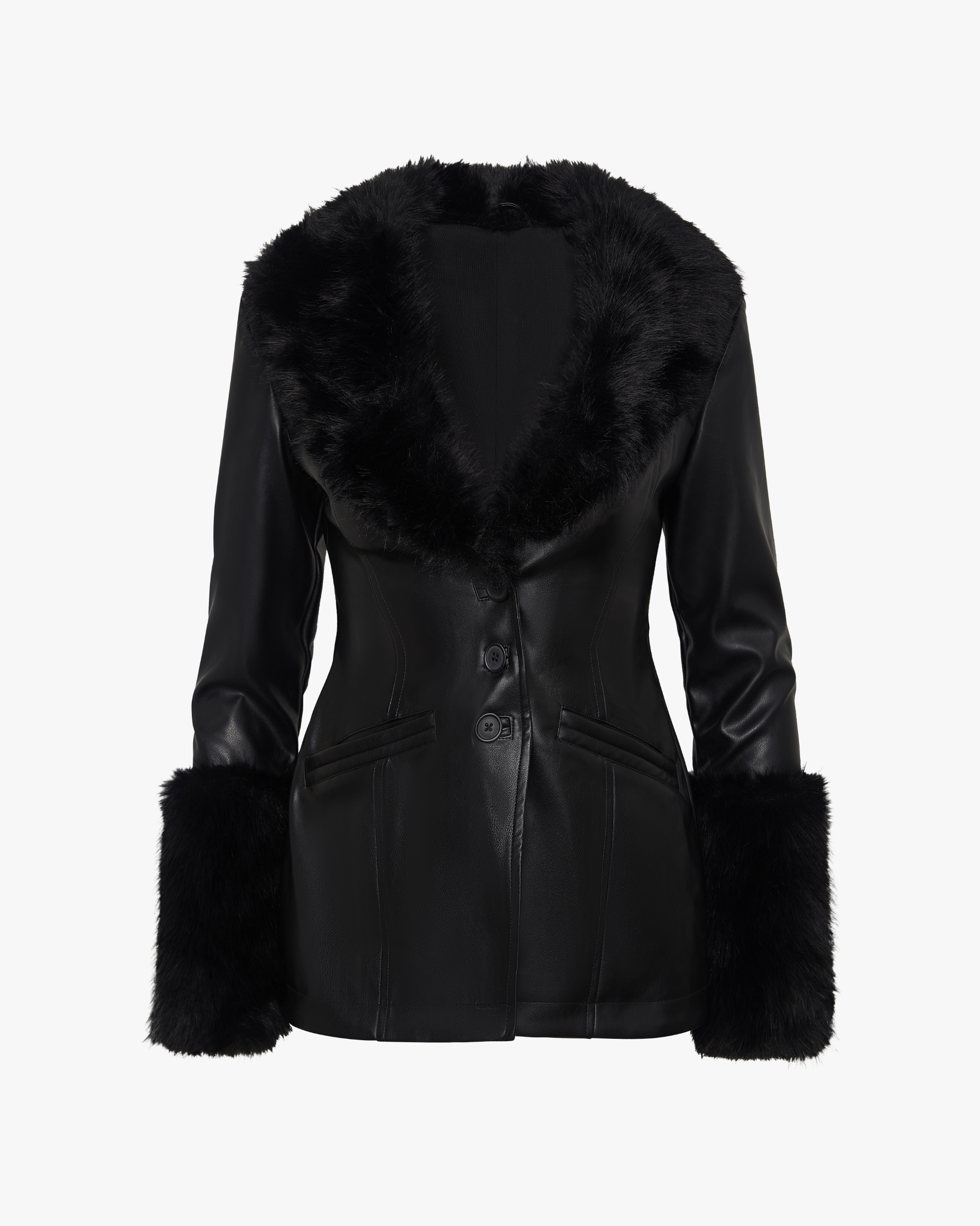 Fur Collar Jacket - image 2