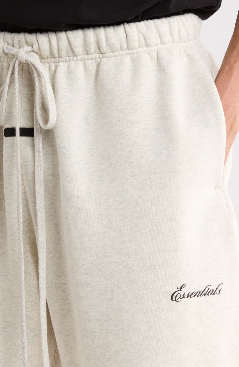 Fear of God Essentials Classic Fit Shorts, Alternate, color, Oatmeal Hather