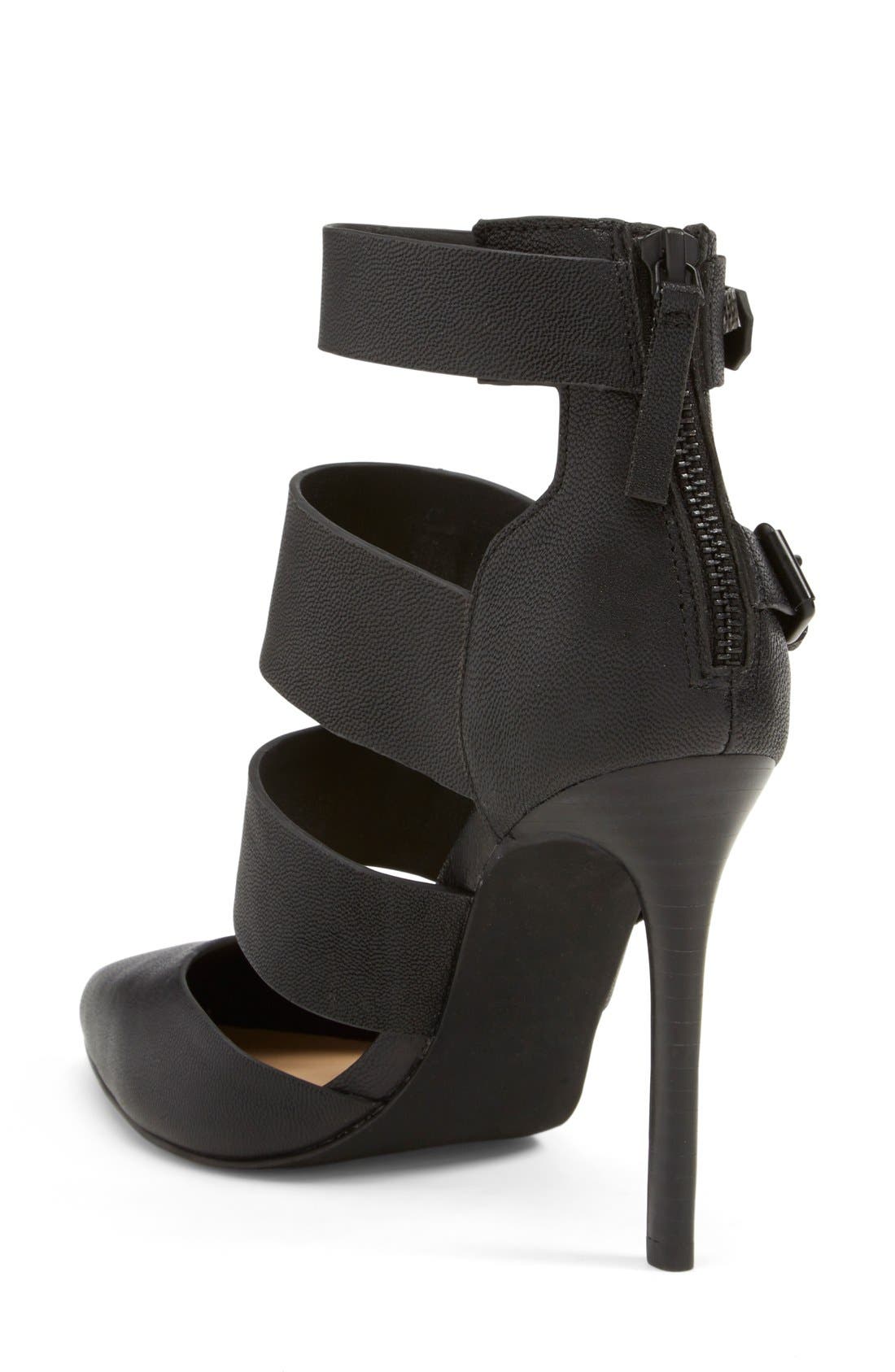 Joe's 'Giddy' Leather Pointy Toe Pump, Alternate, color, 