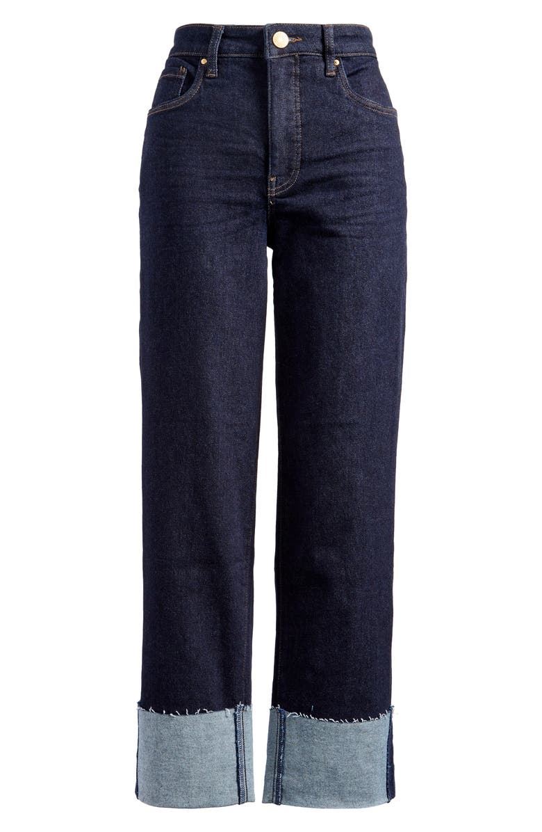 KUT from the Kloth Faye Cuffed Bootcut Jeans, Alternate, color, 